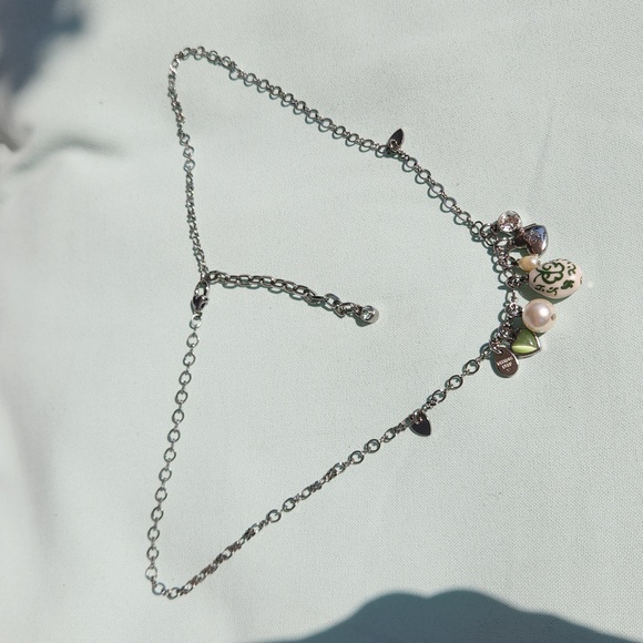 Dyrberg/Kern gunmetal charm necklace or bracelet - Picture 2 of 7